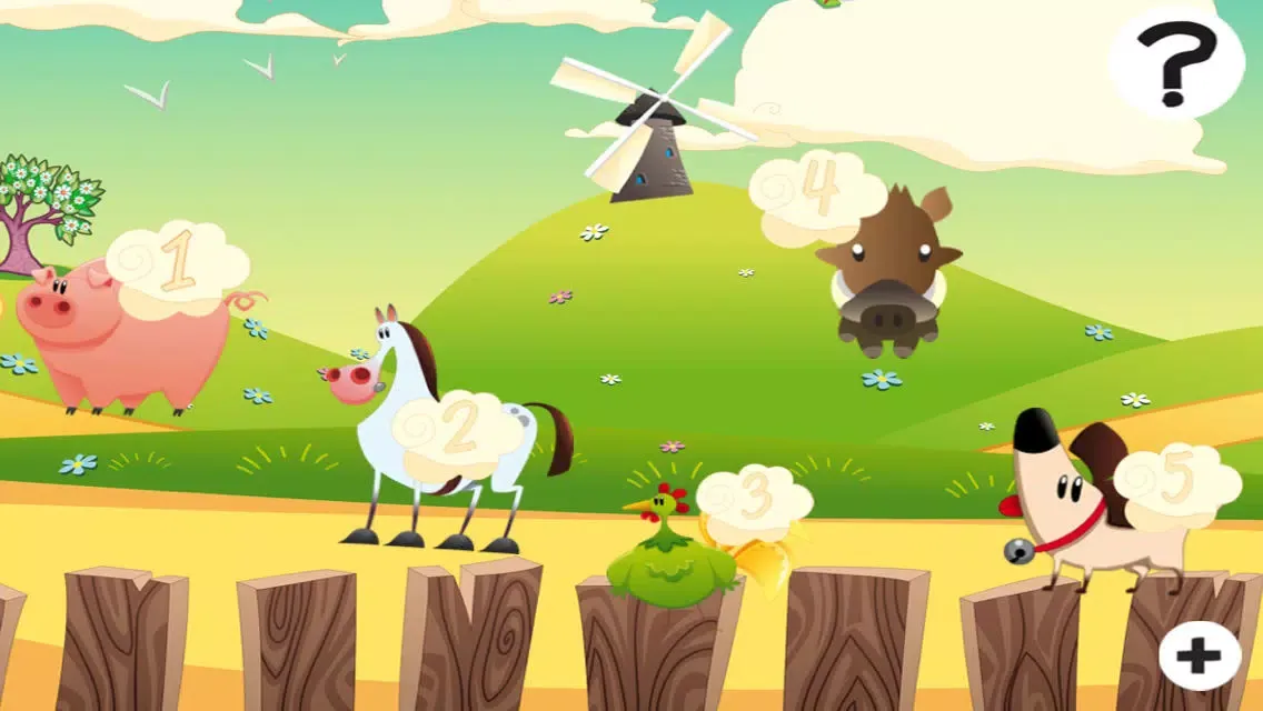 Tangkapan layar Animal Kids Game: Learn-ing Sort-ing Happy Farm Pets