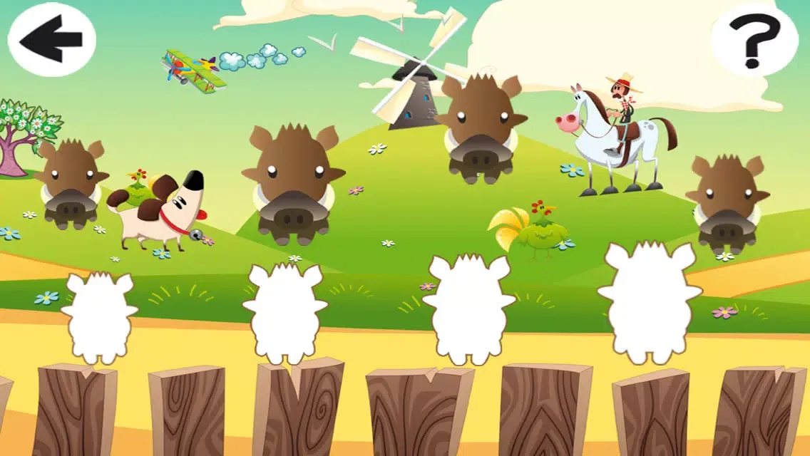 Tangkapan layar Animal Kids Game: Learn-ing Sort-ing Happy Farm Pets