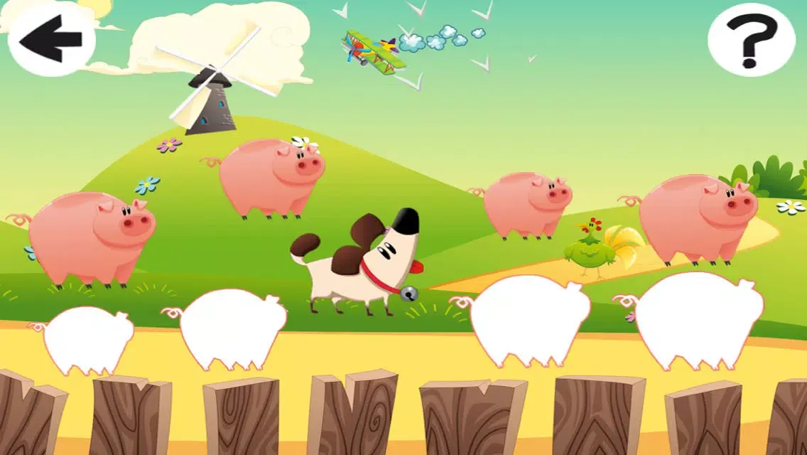 Tangkapan layar Animal Kids Game: Learn-ing Sort-ing Happy Farm Pets