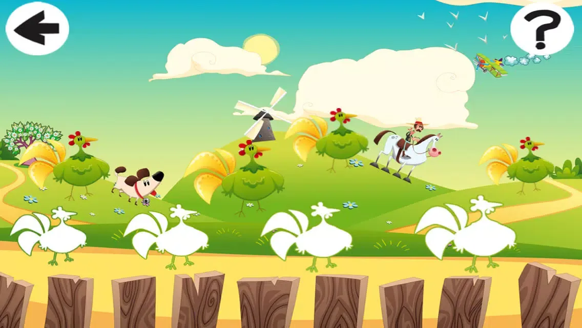 Tangkapan layar Animal Kids Game: Learn-ing Sort-ing Happy Farm Pets