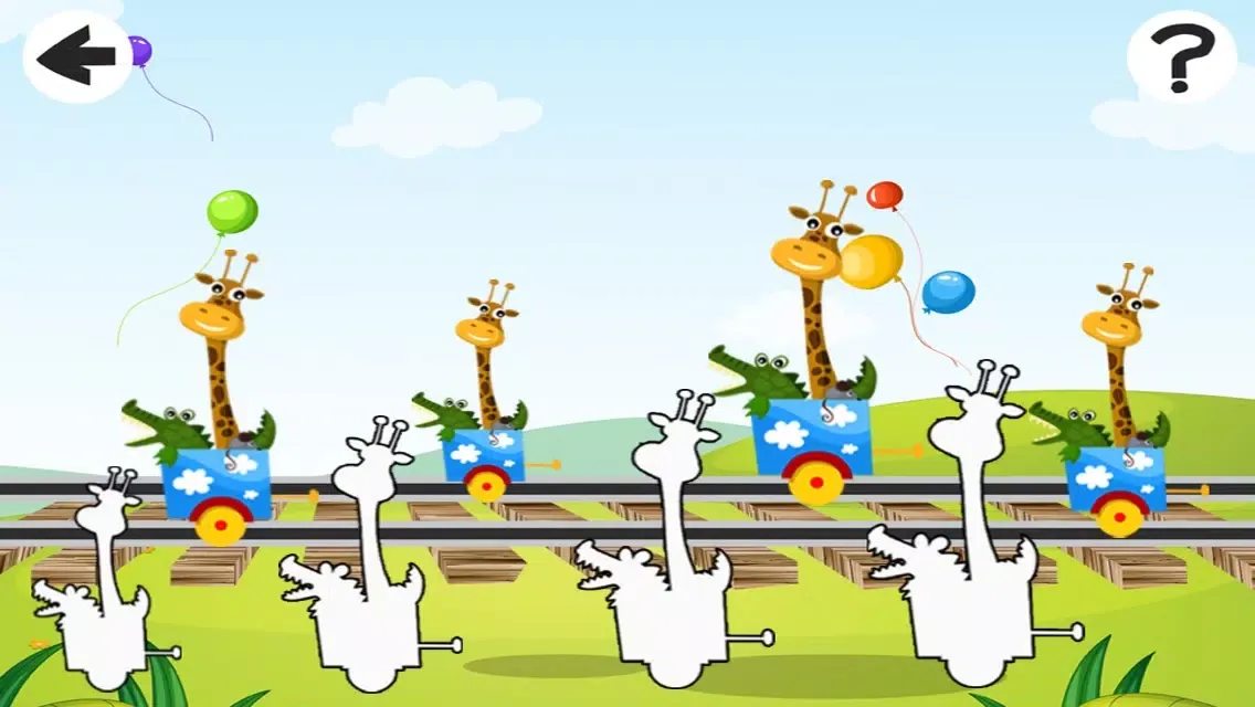 A Train-ing Rid-ing Kid-s Game-s For Toddler-s and Baby Learn-ing Sort-ing Screenshots