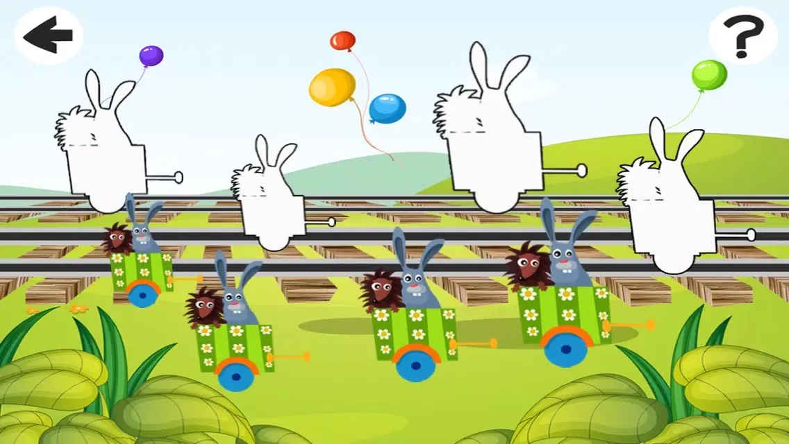 A Train-ing Rid-ing Kid-s Game-s For Toddler-s and Baby Learn-ing Sort-ing Screenshots