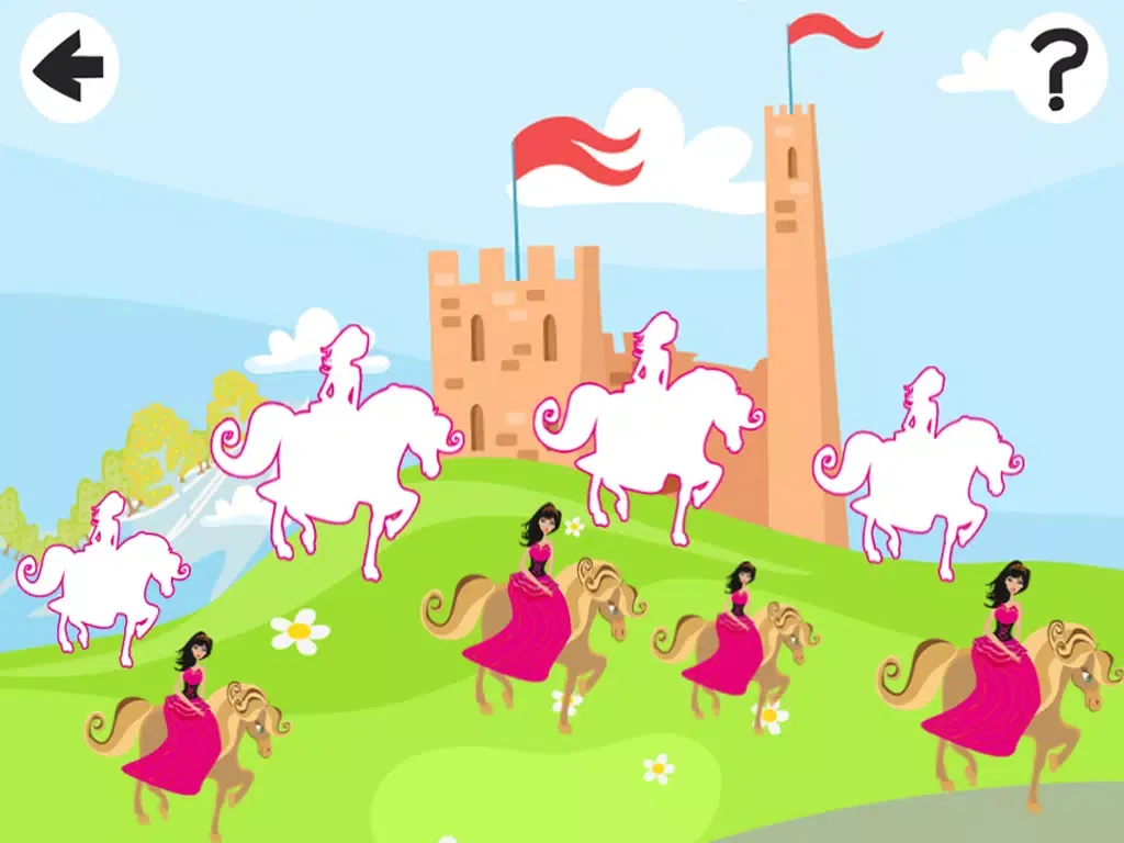Capturas de pantalla de Active Castle, Prince & Knight-s Little Kid-s Puzzle Game-s iPad 