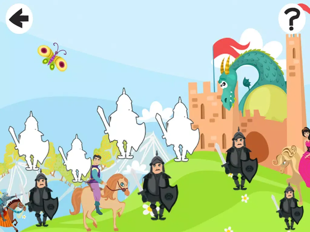 Capturas de pantalla de Active Castle, Prince & Knight-s Little Kid-s Puzzle Game-s iPad 