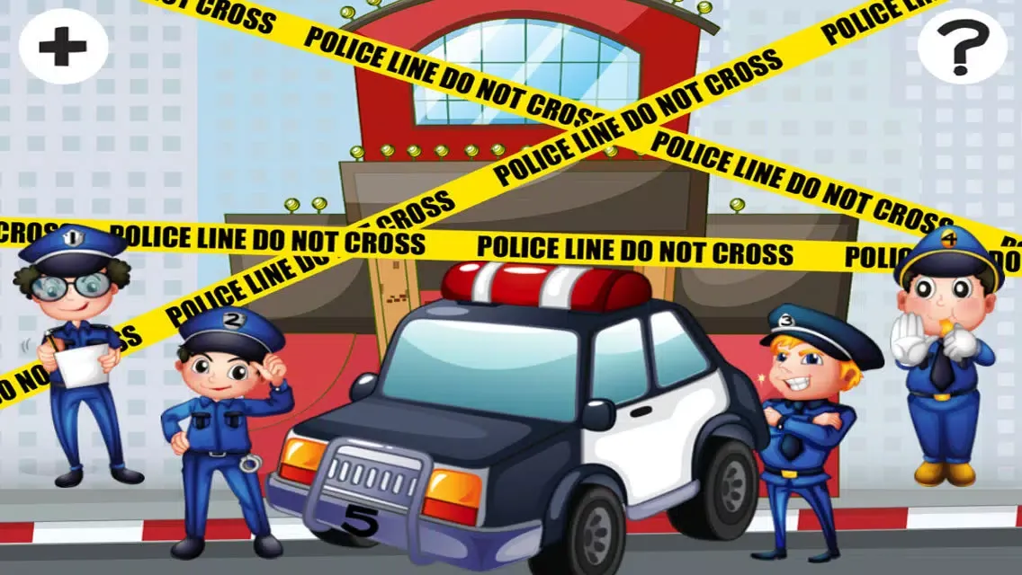 A Police Station Education-al Kid-s Game-s with Colour-s and Puzzle Task-s应用截图