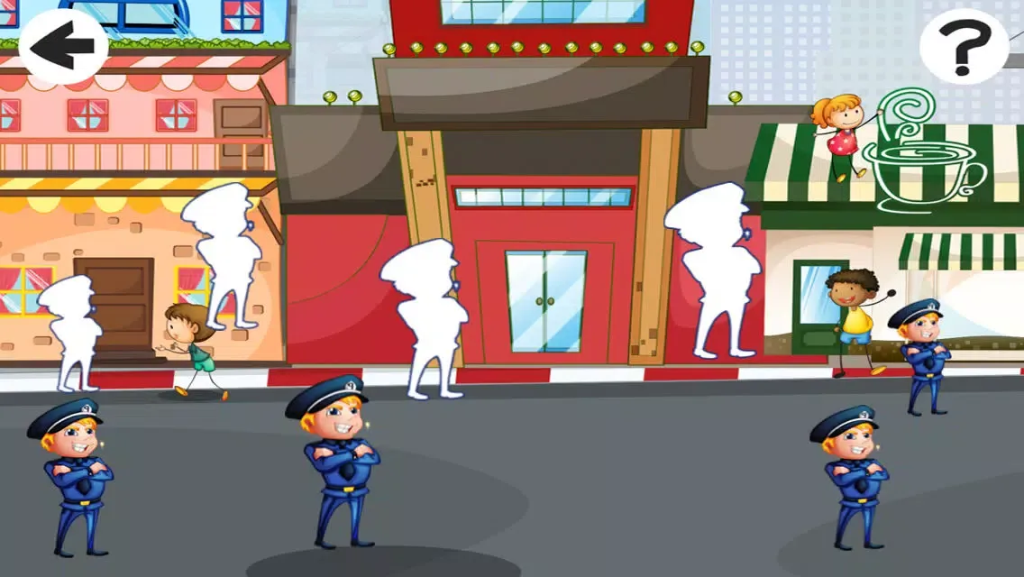A Police Station Education-al Kid-s Game-s with Colour-s and Puzzle Task-s应用截图