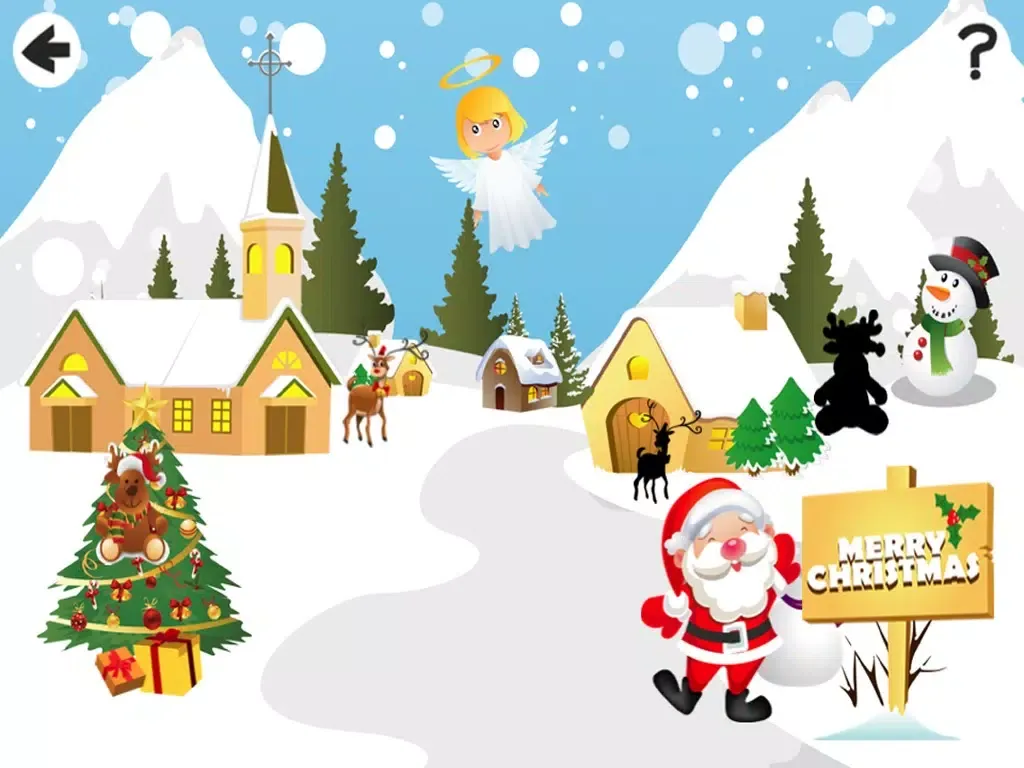 ภาพหน้าจอของ A Sorting Christmas Game For Kids iPad 