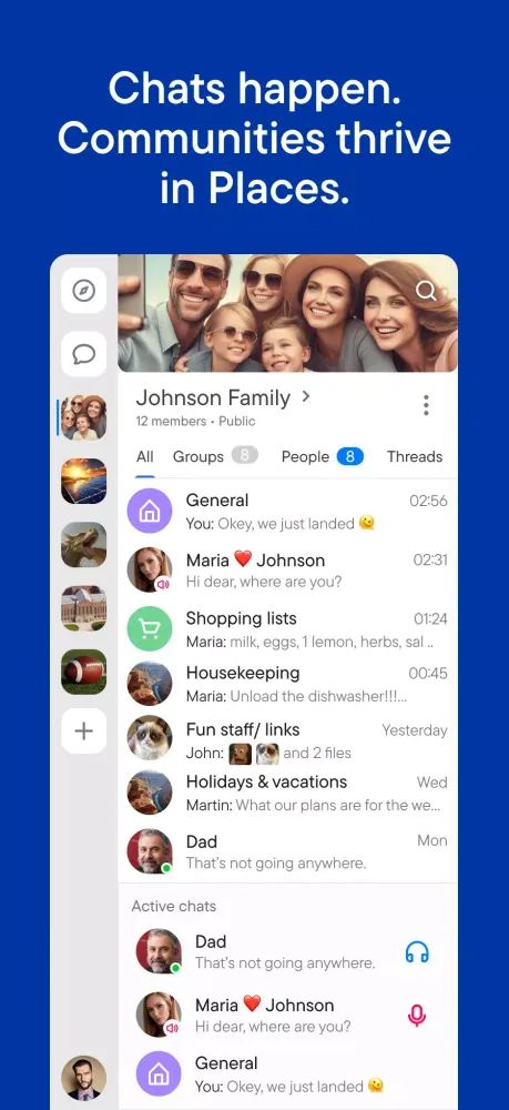 Actual Chat Screenshots