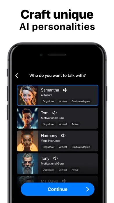 Tangkapan skrin Luna - Your Ai Companion