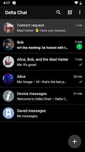 Delta Chat Screenshots