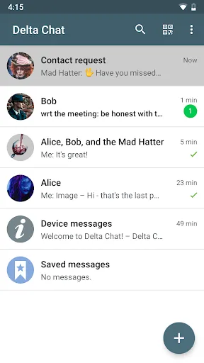 Delta Chat Screenshots