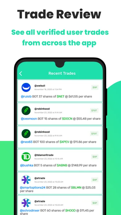 Equichat- Stock Market Chat Screenshots