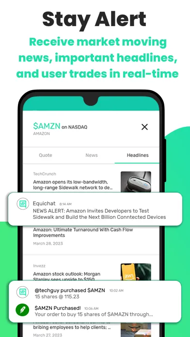 Equichat- Stock Market Chat Screenshots