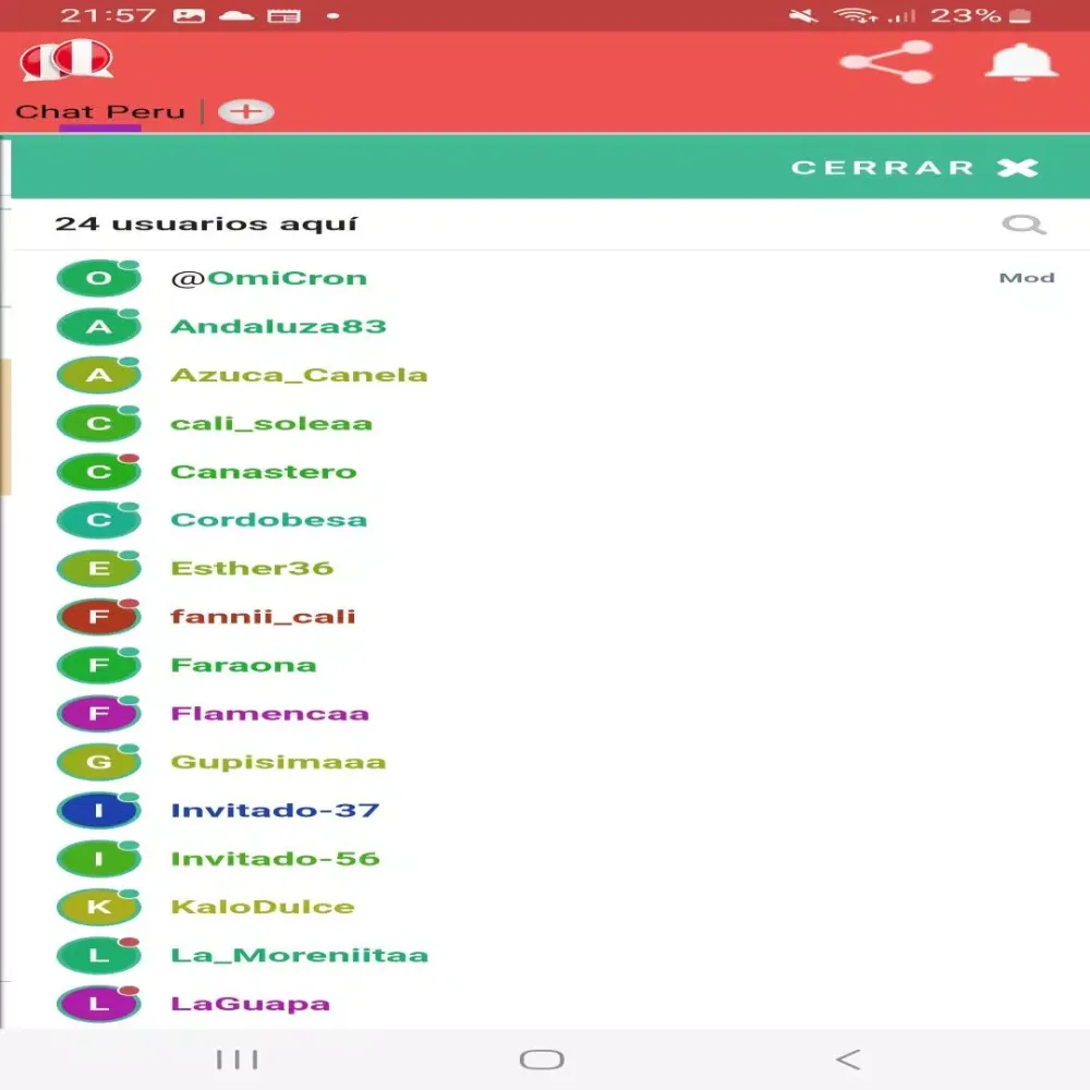 Chat Perú Screenshots