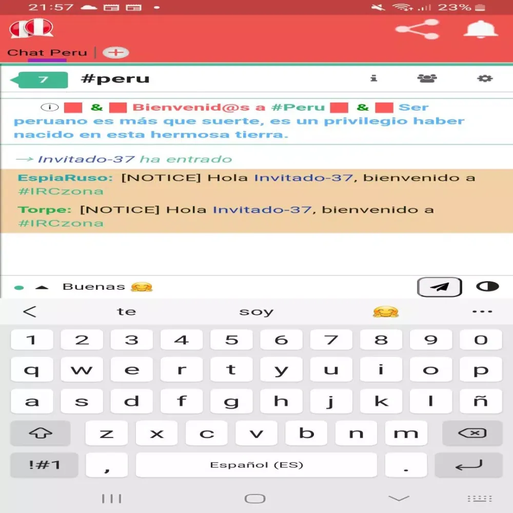 Chat Perú Screenshots