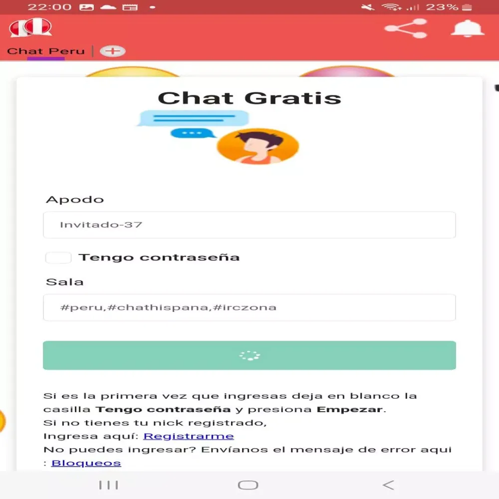 Chat Perú Screenshots