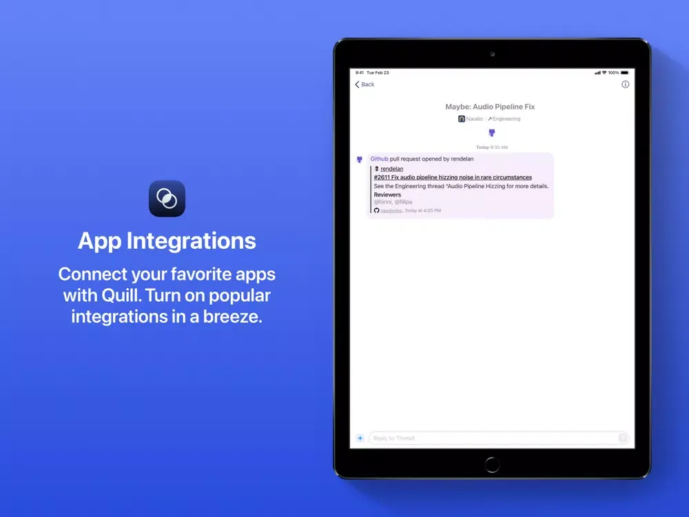 Quill Chat iPad 应用截图