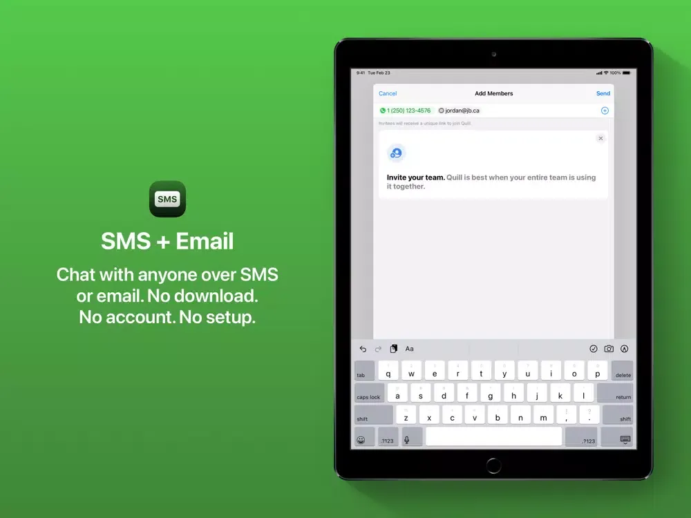 Quill Chat iPad 应用截图