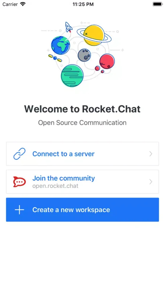 Rocket.Chat Experimental 스크린샷