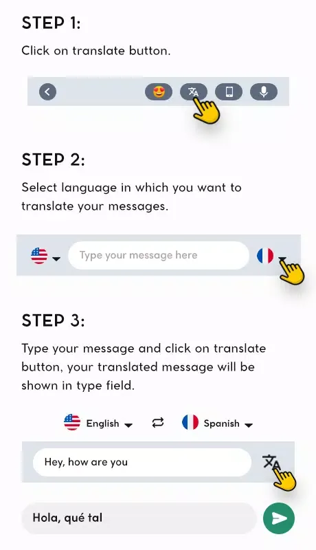 Capturas de pantalla de Translator Keyboard All Chats