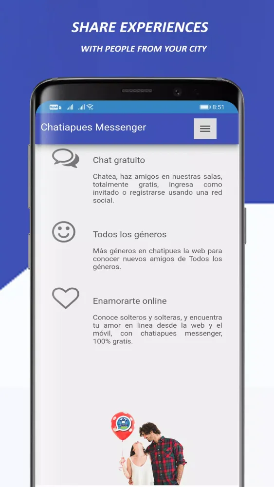 Chatiapues Messenger Screenshots