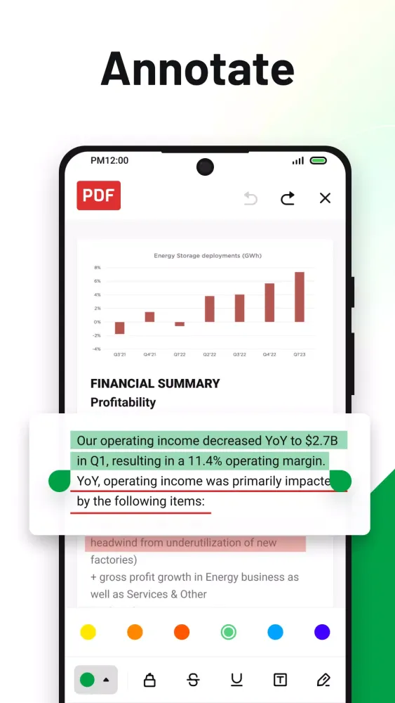ภาพหน้าจอของ PDF AI