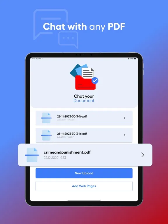 Скриншоты ChatPDF: PDF Ai & Pdf Summary iPad 