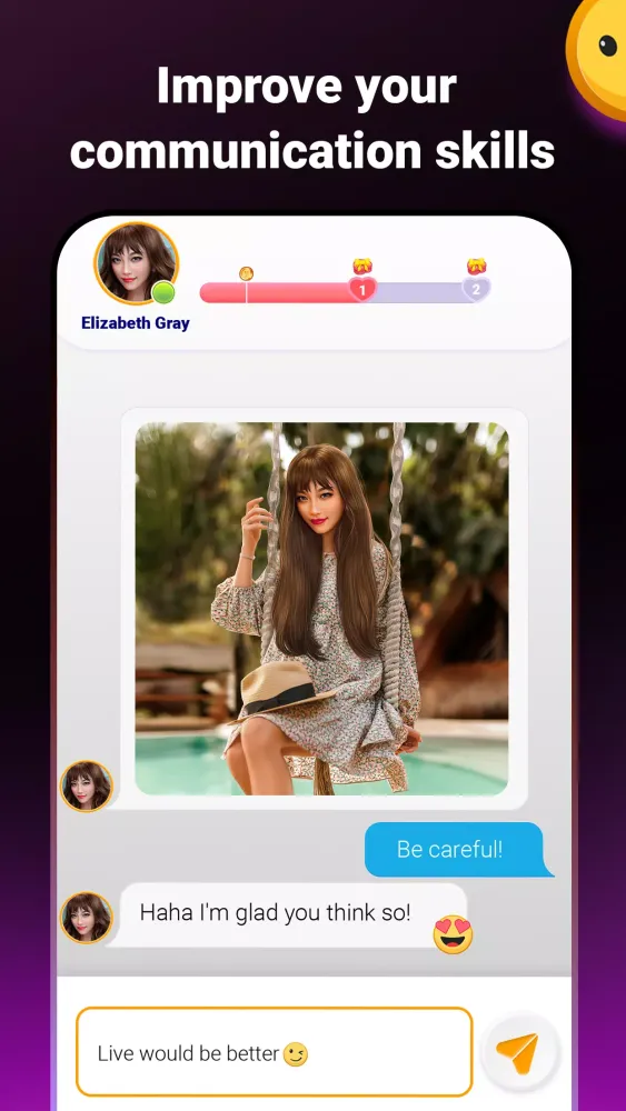 Capturas de tela do Chatty lover