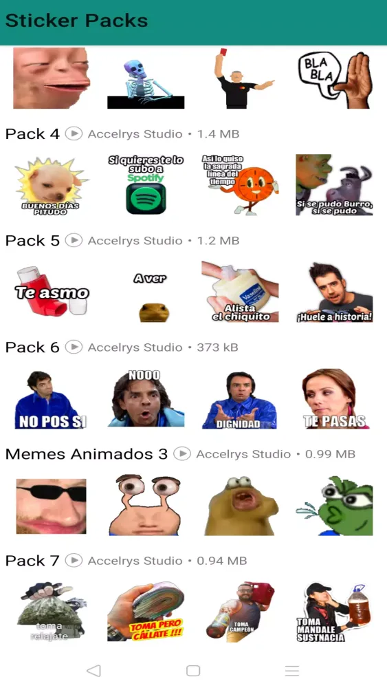 WASticker memes stickers应用截图