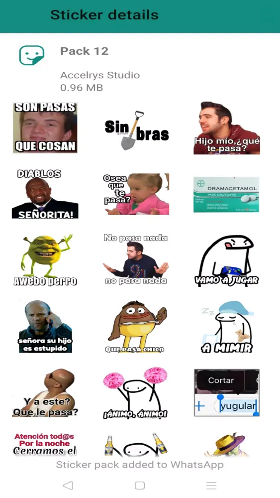 WASticker memes stickers应用截图