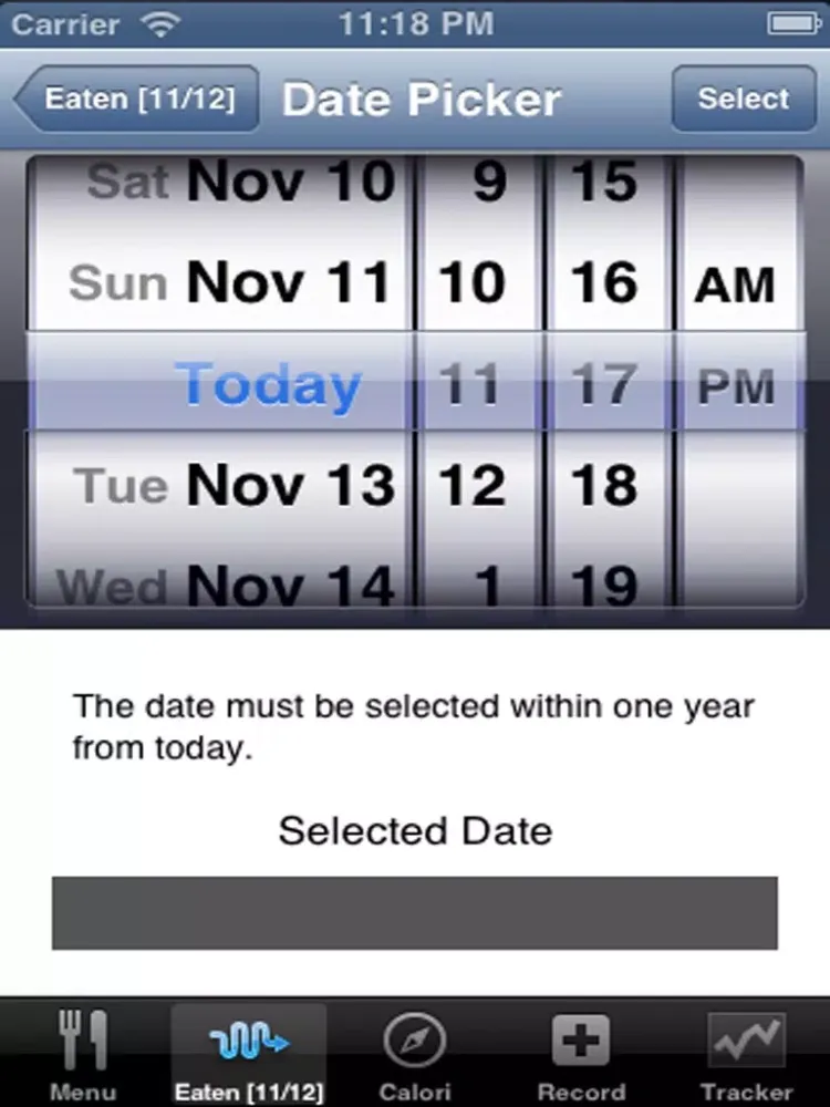 Capturas de pantalla de Diet Tracker Diabetic iPad 