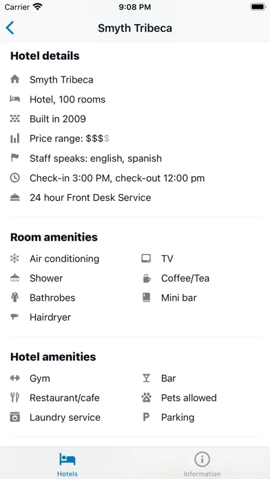 Zrzuty ekranu Hotels at the cheapest prices