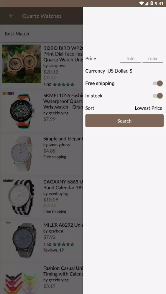 Buy watches - Online shopping Screenshots