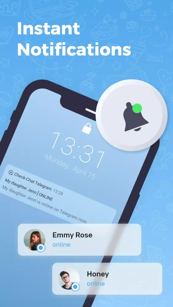 Check-Chat. TG Messanger Screenshots