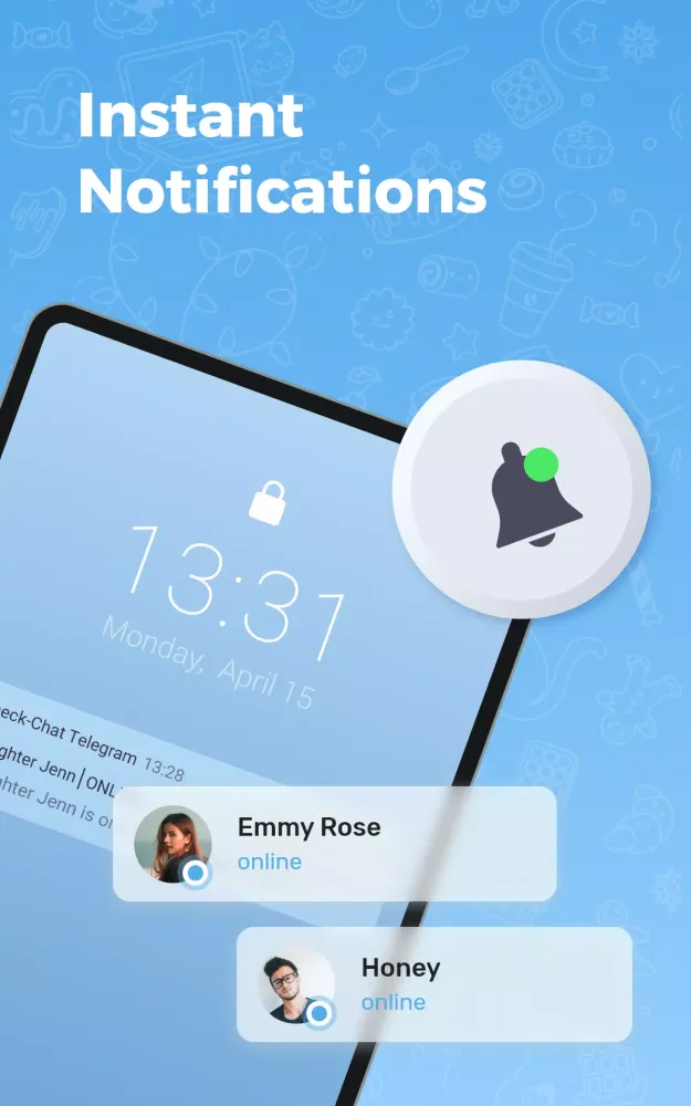 Check-Chat. TG Messanger Screenshots