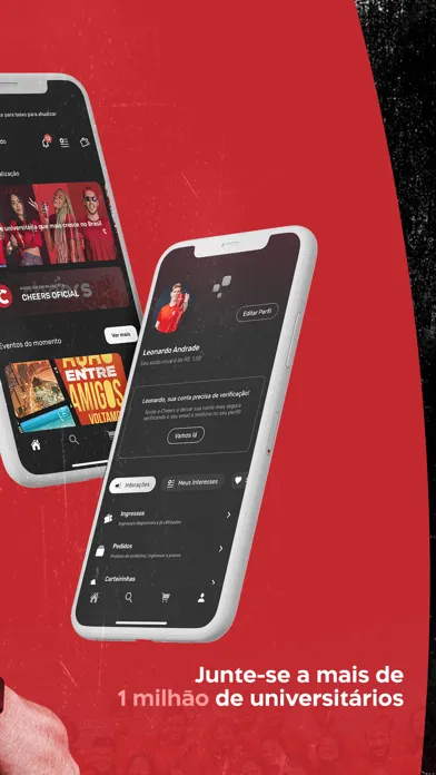 Capturas de pantalla de Cheers: O App do Universitário