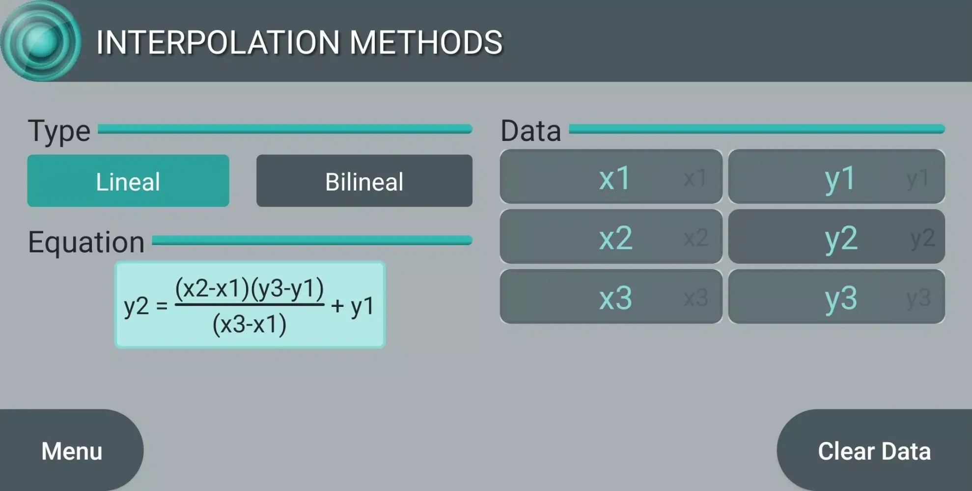 Interpolation Methods Screenshots