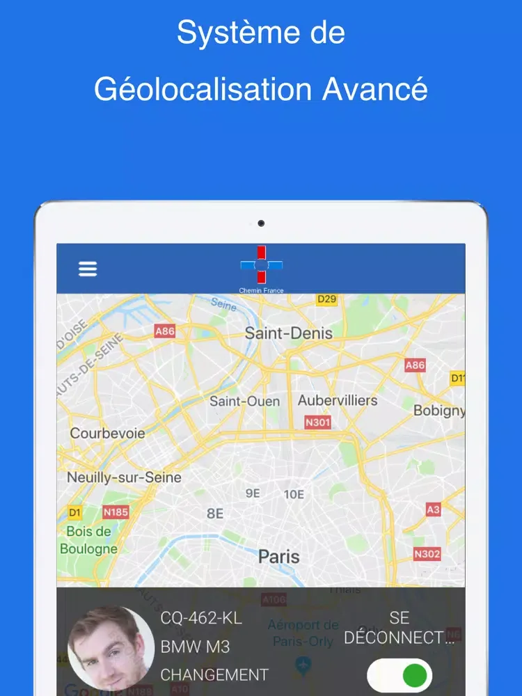 Captures d'écran de Chemin France Chauffeur iPad 
