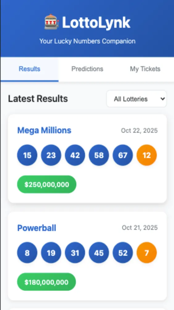 LottoLynk Screenshots