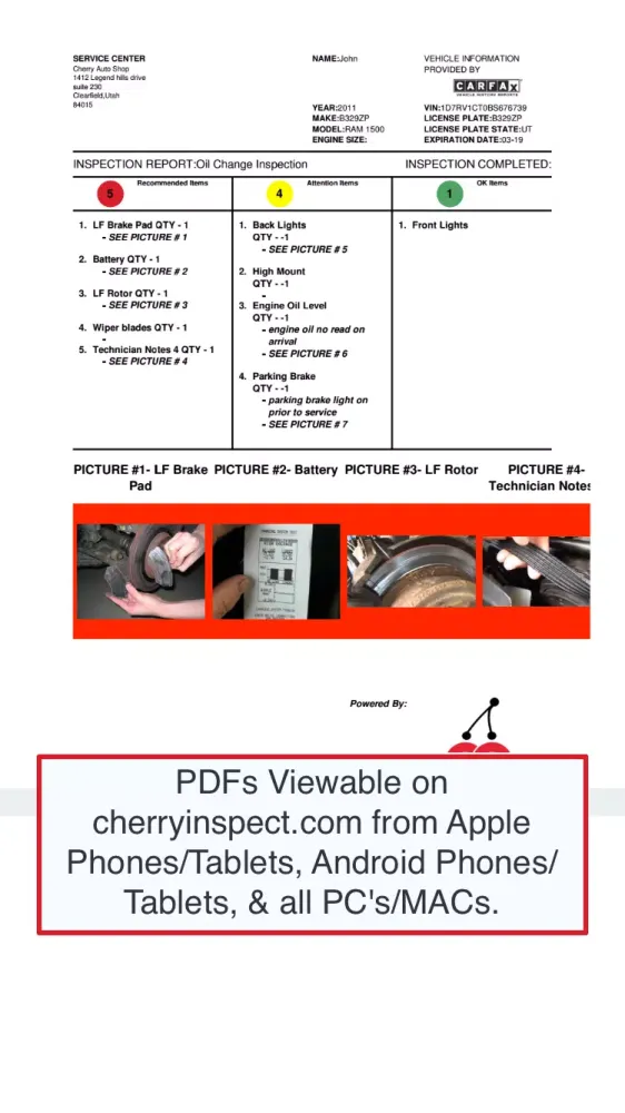 Cherry Inspect Screenshots