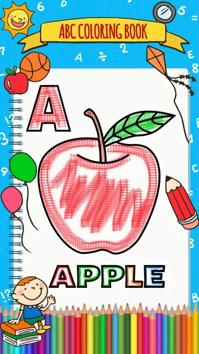Capturas de pantalla de Abc Coloring Book-Draw & paint