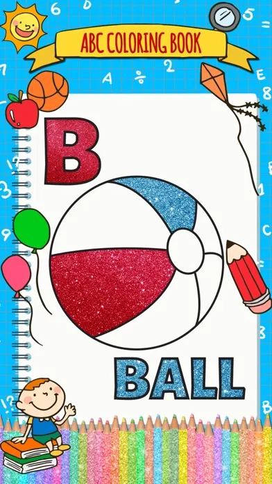 Capturas de pantalla de Abc Coloring Book-Draw & paint