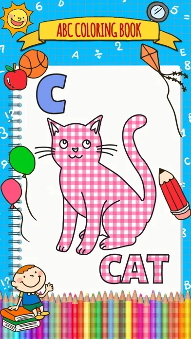 Capturas de pantalla de Abc Coloring Book-Draw & paint