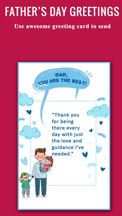 Father's day Cards & Greetings Screenshots