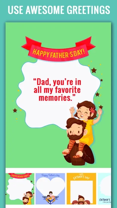 Father's day Cards & Greetings Screenshots
