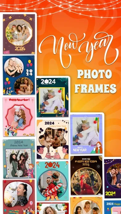 New Year Frames Photo Collage スクリーンショット