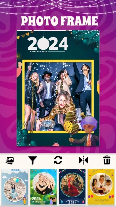 New Year Frames Photo Collage スクリーンショット