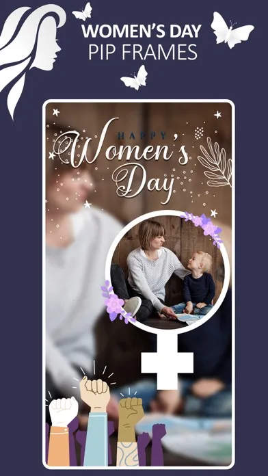 Women's day Frames & greeting Screenshots