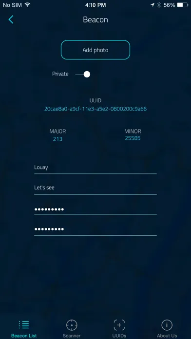 Скриншоты Beacon Catcher