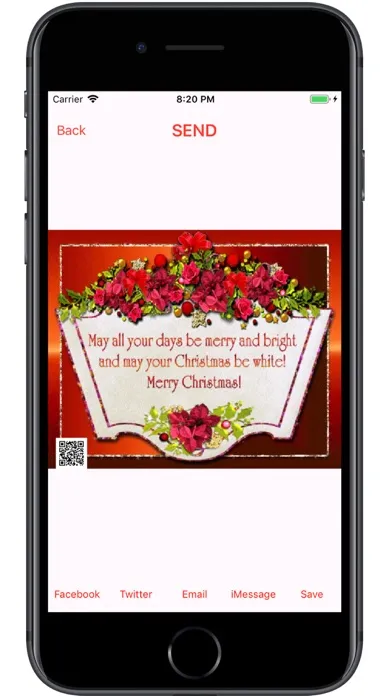 Zrzuty ekranu Merry Christmas - Gift Card